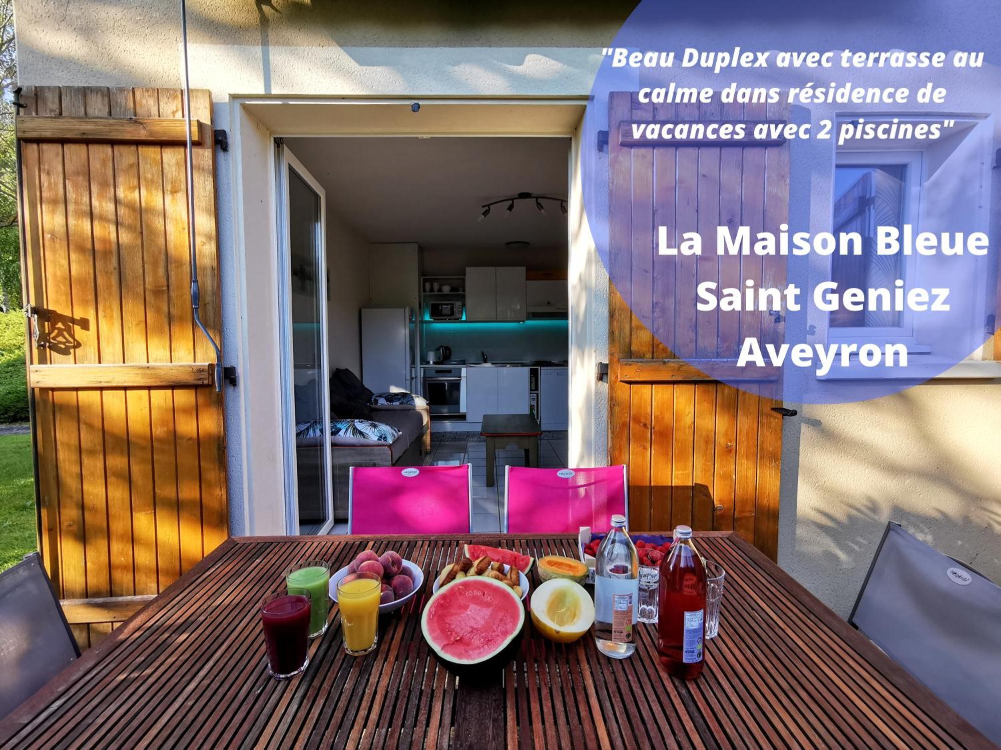 La Maison Bleue, Village Vacances, Piscine, Parking Сен-Женье-д'Оль Экстерьер фото